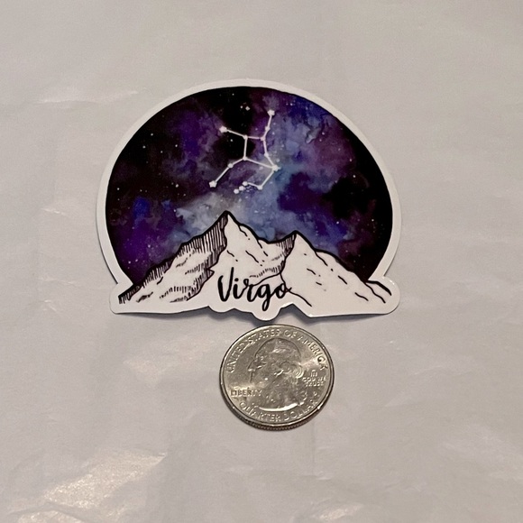 Virgo Star Sign Outdoor Adventure Journey Wanderer Traveler Exploration Sticker - Picture 5 of 5